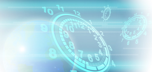 abstract world technology background