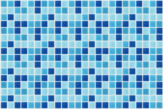 tile mosaic square blue texture background decorated glitter