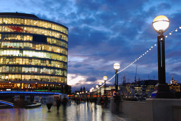 City of London and Tower Bridge