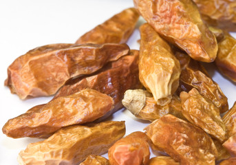 Dry hot chilli peppers