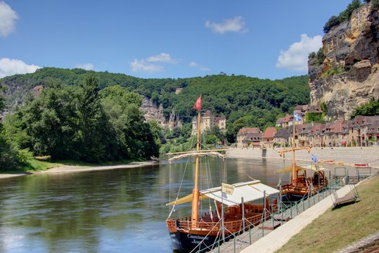 gabare sur la dordogne