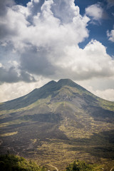 Obraz na płótnie Canvas Old Indonesian volcano landscape