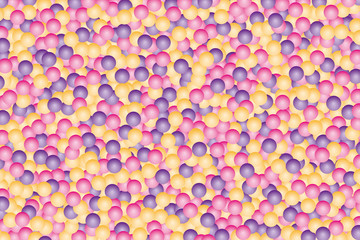 背景素材壁紙(カラーボール多数)