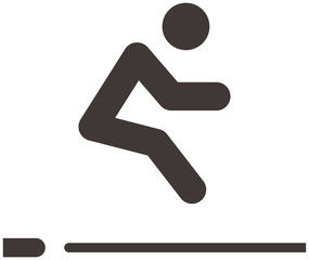 long jump icon