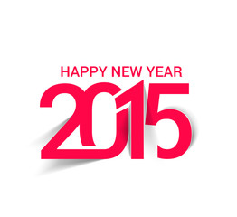 Happy new year 2015 Text Design