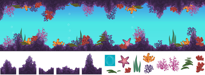 Underwater cave