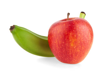 banana and apple