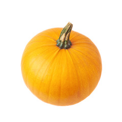 Orange pumpkin isolated
