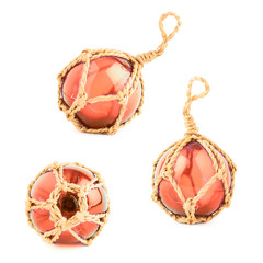 Christmas decoration ball isolated