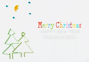 Christmas decorations made of paper quilling