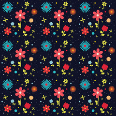 Fototapeta na wymiar Flowers pattern