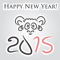 Happy new year 2015! Year of sheep