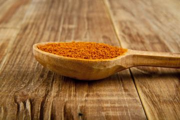 cayenne in a spoon