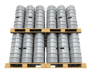 Pallet of Beer Kegs