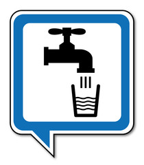 Logo eau potable.