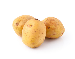 potato isolated on white background