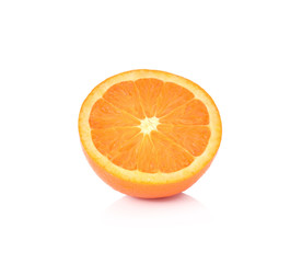 Orange fruit isolated on white