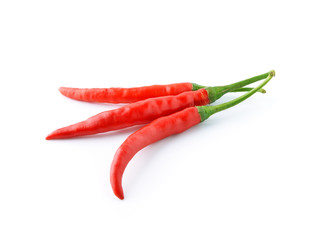 chili pepper isolated on a white background