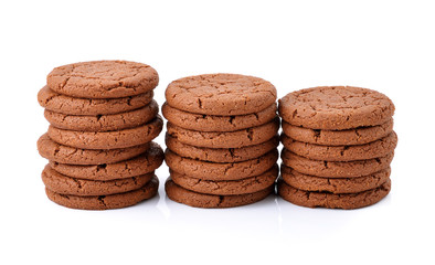 cracker biscuits isolated on a white background.