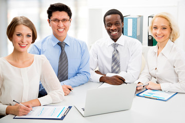 Fototapeta premium Portrait of business team