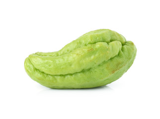 Chayote isolated on white background