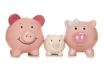 saving for the future piggybanks