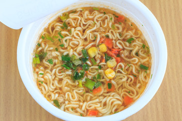 cup of instant noodle