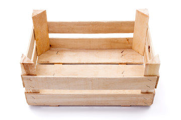 Empty crate for fruits and vegetables