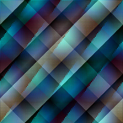 Diagonal abstract pattern with dots.