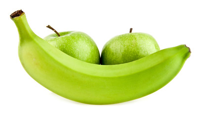 banana and apples