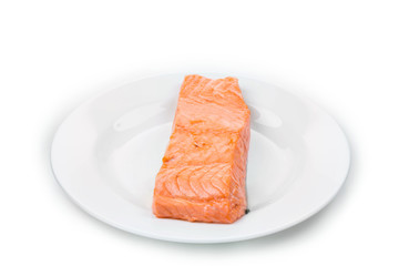Roasted salmon