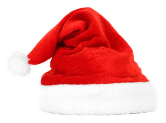 Obraz na płótnie Canvas Santa hat isolated on white