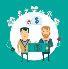 insurance agent reimburses loss of money illustration