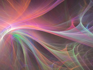 Abstract shapes made of fractal textures.