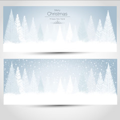 Christmas Cards Snow Landscape