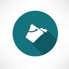 a bucket of water icon © aeroking