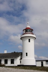 Fototapeta na wymiar Sletterhage lighthouse in Denmark