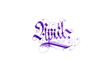 April. Name of the month