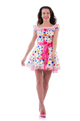 Young woman in fashion concept