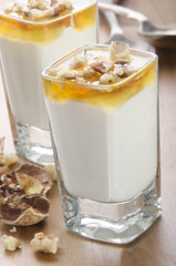 greek yogurt with honey and walnuts