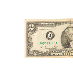 two dollar bill.
