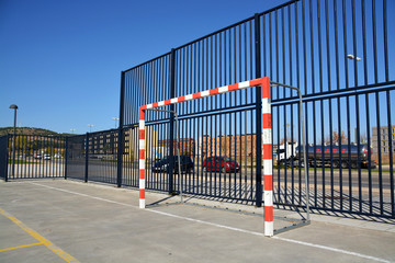 cancha de futbol sala callejera