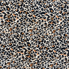 texture of print fabric striped leopard