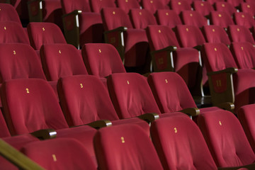 Naklejka premium Theatre chairs