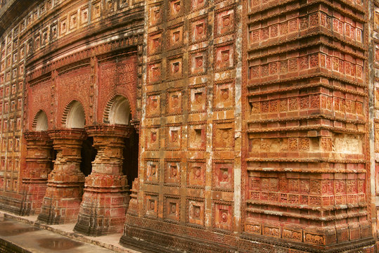 Pancharatna Govinda Temple in Putia, Bangladesh.