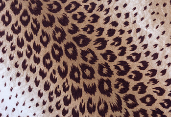 texture of print fabric stripes leopard