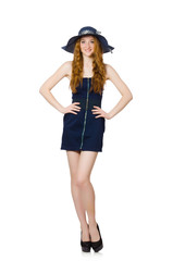 Young woman in fashion concept