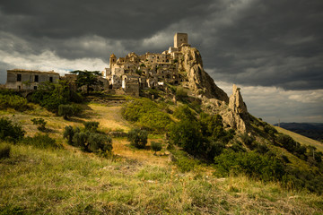 Craco al tramonto