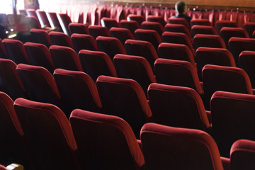 Fototapeta premium Theatre chairs