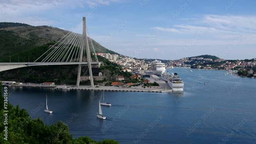 Canvas Prints Dubrovnik Bruecke vid 01